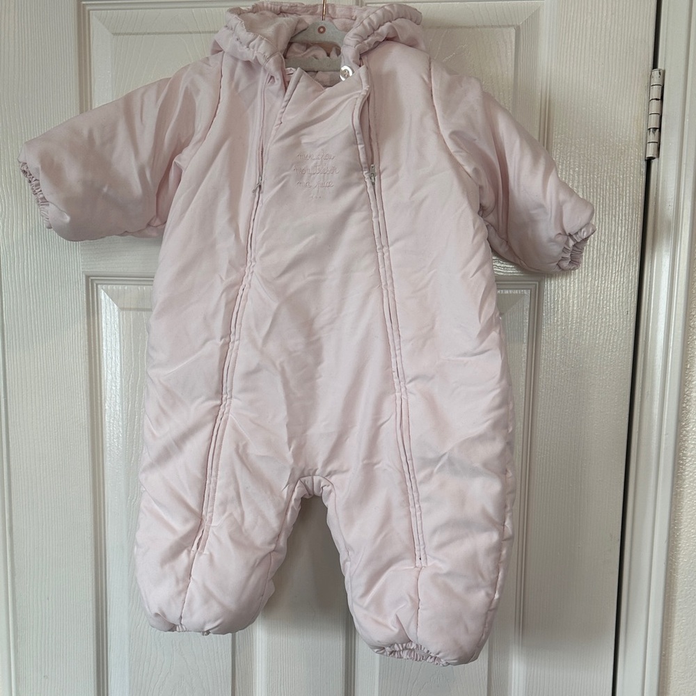 Petit Bateau Pink Kids Jacket